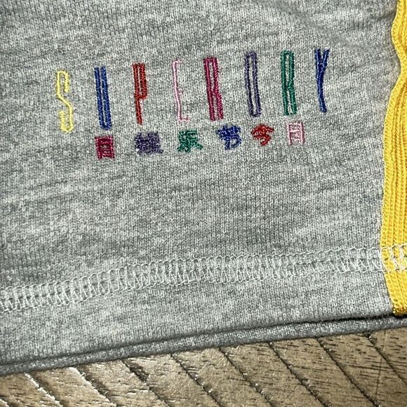 Rainbow 🌈 5Stripe Vintage Superdry Super Cool 🆒 shorts 🩳 2 Pockets drawstring 🌈 - Picture 6 of 17